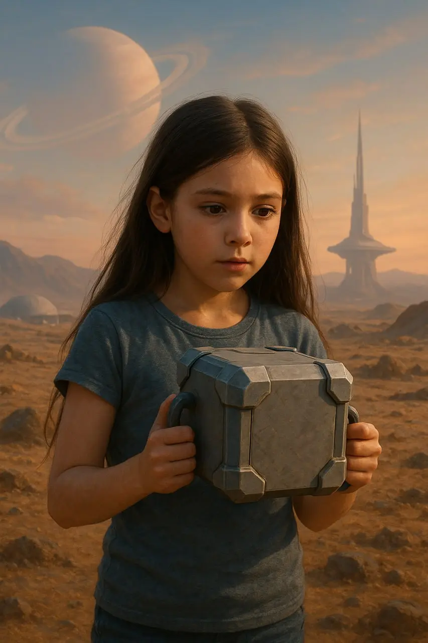 Couverture de la nouvelle 'La Joueuse de Cube'